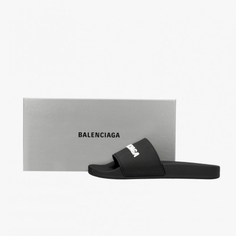 Balenciaga Логотип Полные Слайд Сандалии Тапочки 565826 W1s80 1006