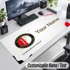 Feyenoord Personalized Large Mouse Pad Custom Name Text Extended Desk Mat Gaming Mousepad
