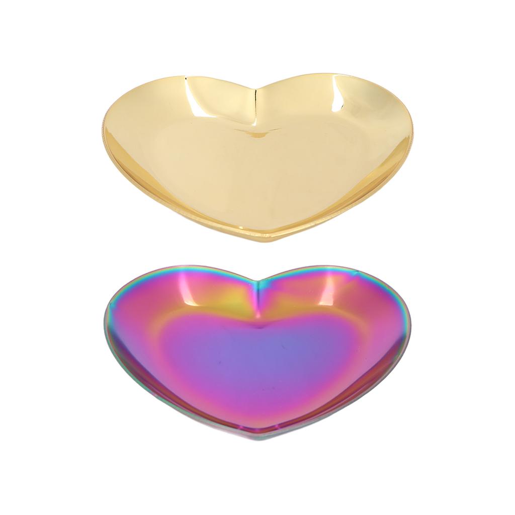 Доска для дизайна ногтей из нержавеющей стали в форме сердца, косметический макияж, маникюр, советы, палитра для смешивания цветов