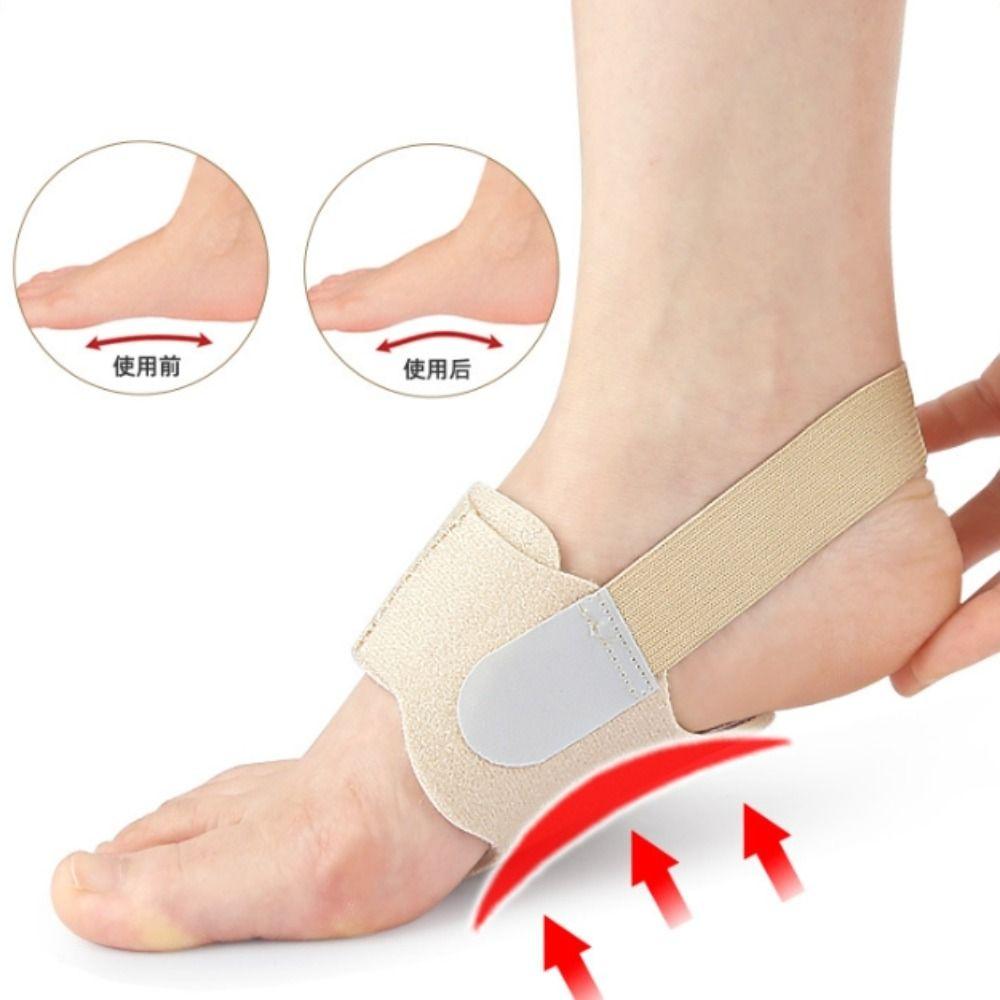 1 Pair Gel Comfort Flat Feet Insoles Adjustable Arch Support Insoles Plantar Uncomfortable