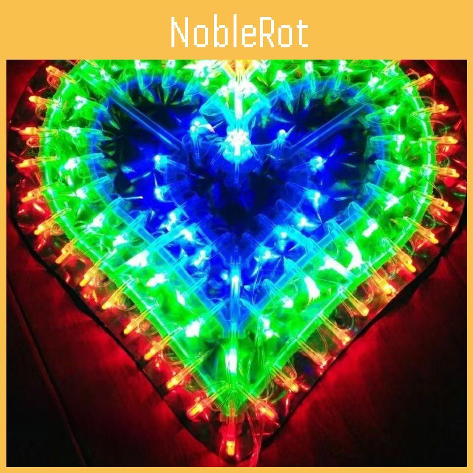 Sunflower Star Peacock Heart Shape Led String Lights For Home And Outdoor Festivities