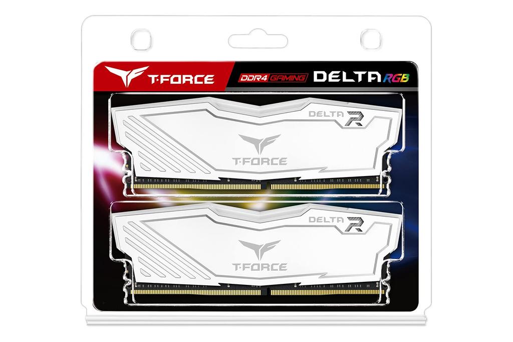 Team RGB БЕЛЫЙ СВЕТОДИОД DDR4 3600МГц 16ГБx2 серия RGB DELTA БЕЛЫЙ Настольная память Высокоскоростной тип Пожизненная обычная гарантия в Японии (8 светоизлучающих
