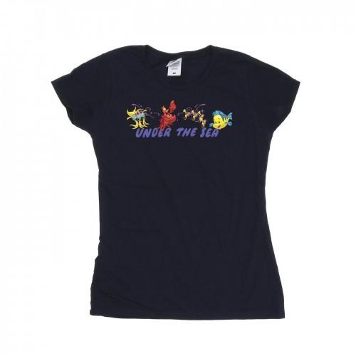Disney Womens/Ladies The Little Mermaid Under The Sea Cotton T-Shirt