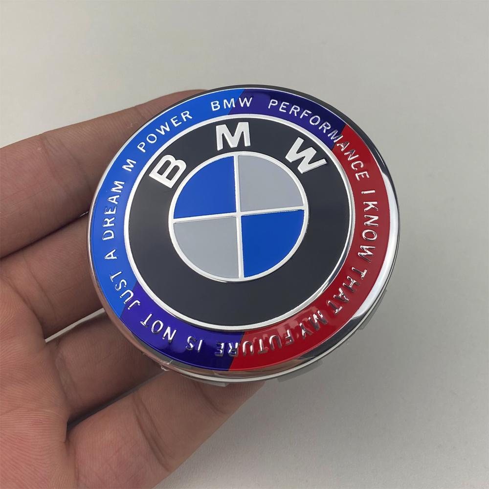 For BMW M For BMW F34 F10 F20 F48 F39 F30 F22 F32 E46 E90 E60 E39 E87 E90 E30 Badge Hub Caps 4pcs 56mm 68mm Car Wheel Center Covers Emblem