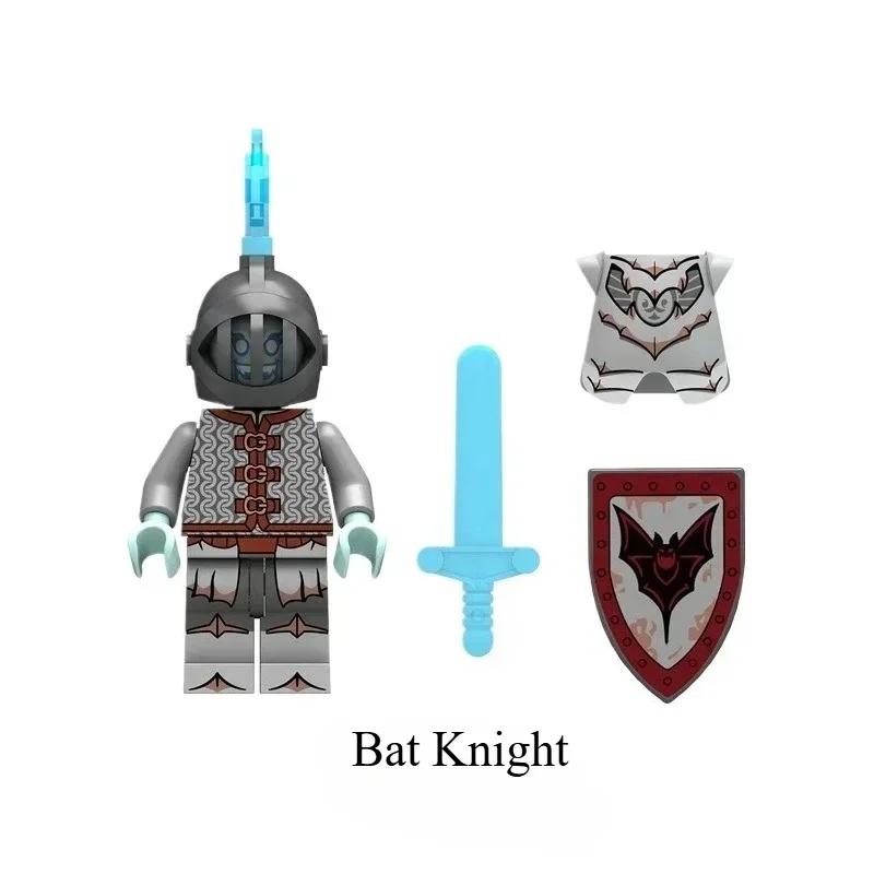 1 шт./4 шт. мини детская игрушка, средневековый ворон, черный орел, красный лев, черный рыцарь-солдат, игрушка-конструктор