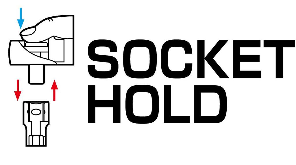 TONE Compact Short Ratchet Handle RH2CHS Drive Angle (Hold Type) 6.35mm (1/4")