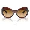 Yellow Gradient Brown Irregular Ladies Sunglasses Ve4462 54462l 58