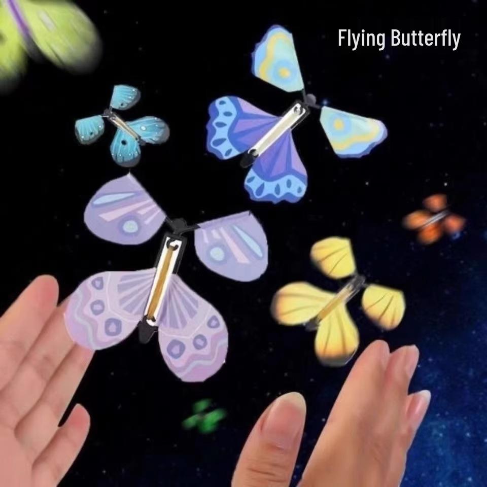 DIY Flying Butterfly Prank Toy - Interactive Parent-Child Craft & Gift