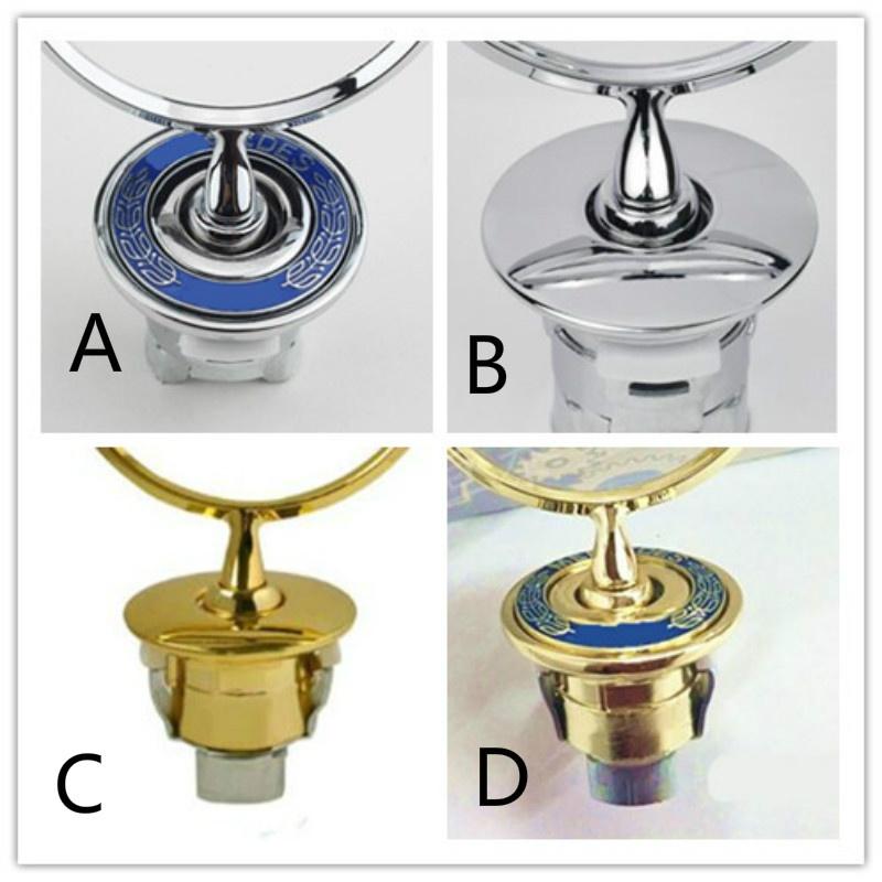 Капот автомобиля Звезда Значок капота Логотип Хромированная эмблема для C-Class E-Class S-Class w163 w204 w211 w210 w220 W124 W140