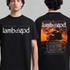 Lamb Of God North America 2026 Tour Graphic Tee Featuring Cabin Art Heavy Metal Streetwear Casual Unisex Top