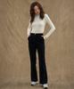 MANAVIS7 Corduroy Bootcut Pants [Black]