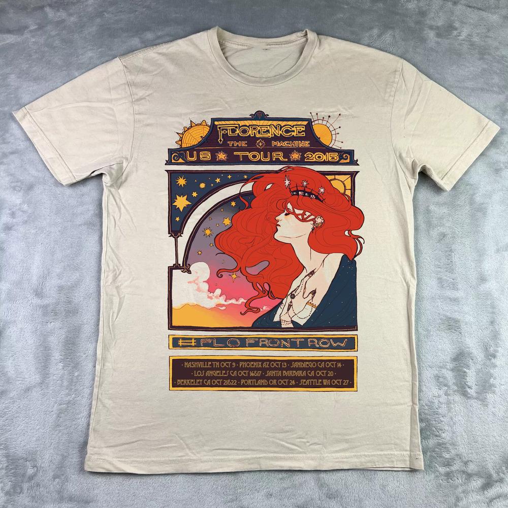 Florence And The Machine Тур 2015 Все размеры от S до 5XL Футболка S5443 Унисекс Футболка
