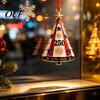 Acrylic Christmas Hanging Accents Patriotic Tree Ornaments, Holiday Pendant for Independence Day, Seasonal Festive Gifts Indoor Outdoor Decor