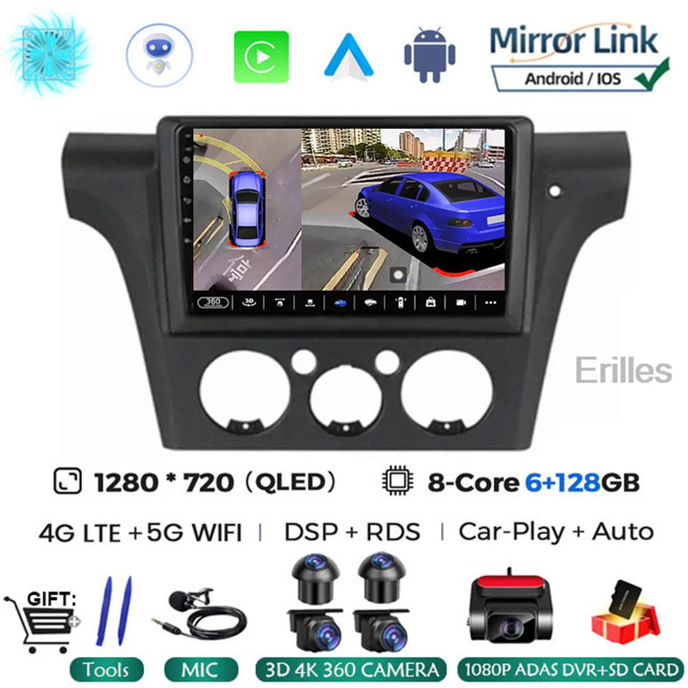 Для Mitsubishi Outlander 1 2002-2008 2Din 4G Android 14 Автомобильный Радио Мультимедиа Видео Плеер Навигация GPS Carplay Стерео БЕЗ DVD