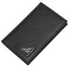 Card Case Business Card Holder Saffiano Triangolo 2MC101 2PP68T QHH QME ZLP 2DKW 053 SAFFIANO TRIANGOLO Black [Prada] Men's (1) NERO(F0002) [Item]