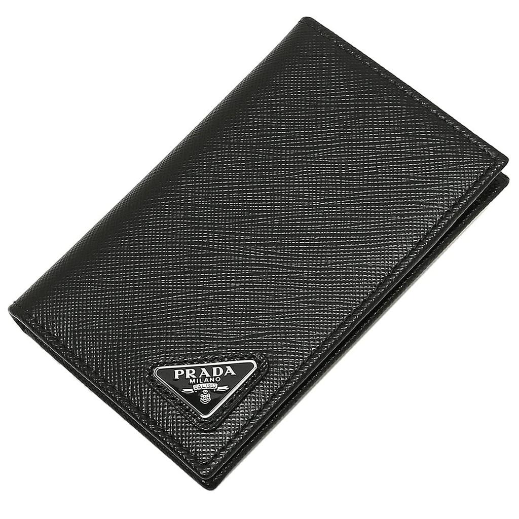 Card Case Business Card Holder Saffiano Triangolo 2MC101 2PP68T QHH QME ZLP 2DKW 053 SAFFIANO TRIANGOLO Black [Prada] Men's (1) NERO(F0002) [Item]