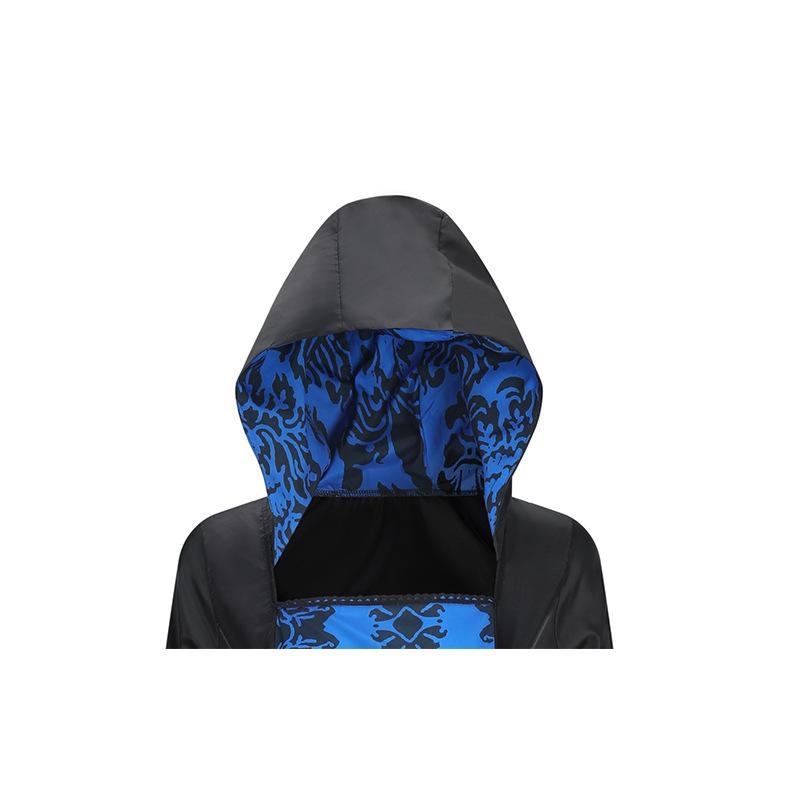 Cosplay Medieval Court Dress Court Vintage Dress Long Sleeve Court Vintage Hooded Pendulum Print