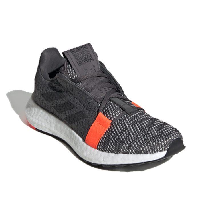 adidas Senseboost Go J Амортизация Детские Тренировочные Кроссовки Серый Черный Красный Подростки EE4031