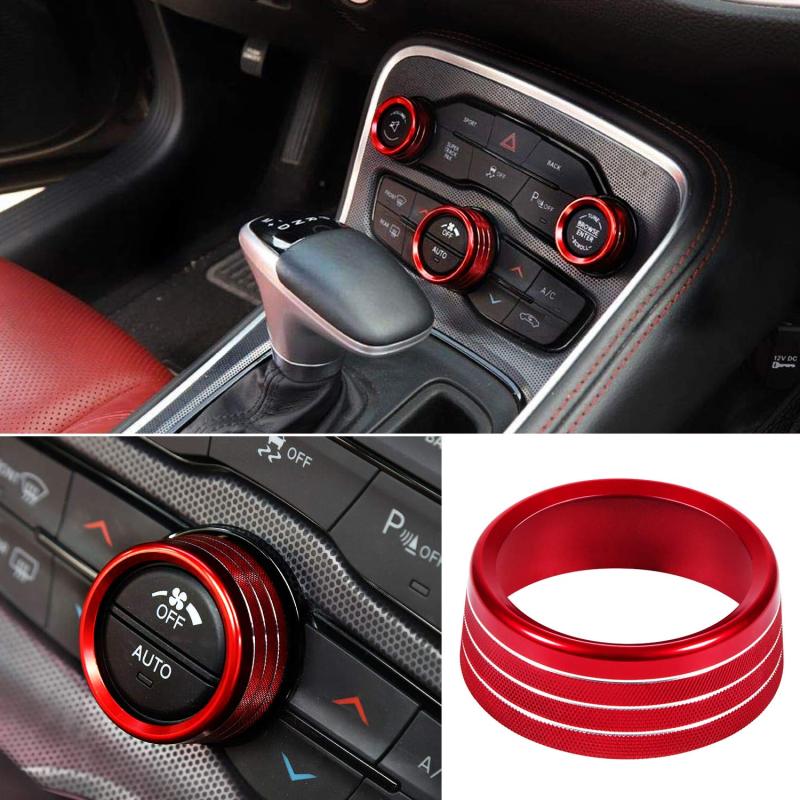 Крышка ручки регулировки громкости кондиционера для аксессуаров для зарядного устройства Dodge Challenger 2015-2020