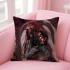 Singer RRob Zombies Cushion Cover Natural Linen Pillow Case DoubleSided Print Decorative Sofa Pillowcase Home Decor Gift