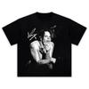 2026 Hot Sale Singer YUNGBLUD Portrait Graphics T Shirt Vintage Harajuku Unisex Print Crew Neck Short Sleeve Lightweight Casual T Shirt