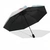 1pc Christmas Santa Claus & Reindeer Auto Open Close Umbrella, Portable Folding Design with 8-Bone Iron Frame, Outdoor, Gift for Fans, Travelers, Dail