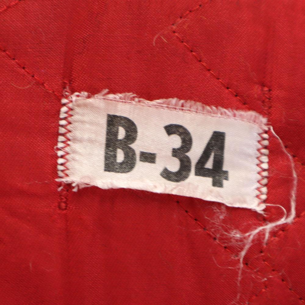 VINTAGE 70s B-34 Military jacket XL Red Men's Used