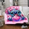 1pc S-Stitch13 Blanket, Gift, for Men and Women, Soft Blanket, Good for Sofa Bed Couch Travel, Lightweight Flannel Blanket