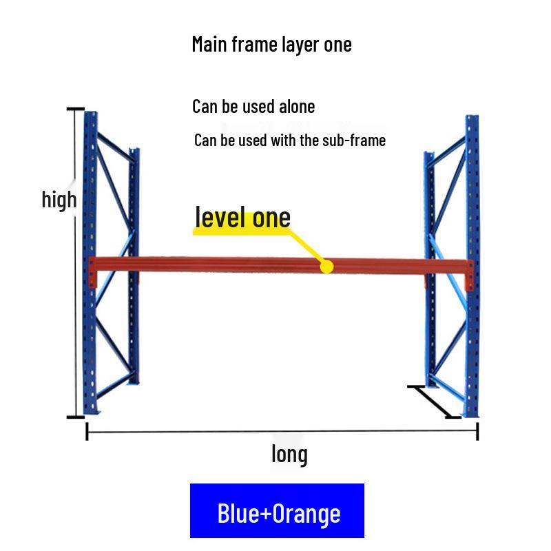 Heavy Duty High Bay Beam Type Pallet Racking for Warehouses