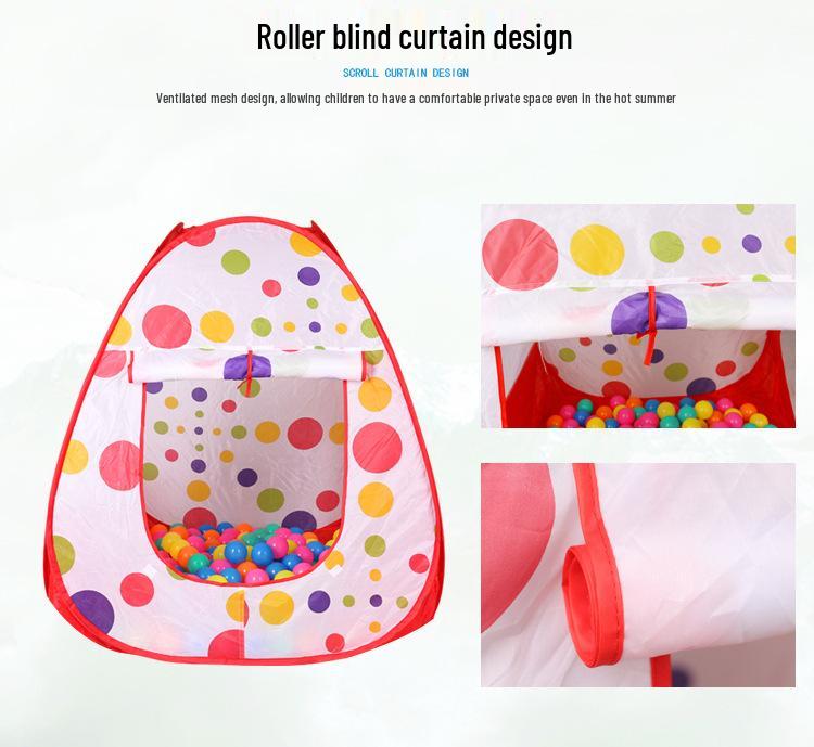 Игровой набор «Юрта 3-в-1» для детей, палатка и туннель для использования в помещении/на улице