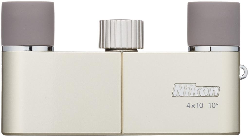 Nikon Бинокль Yu 4X10D CF Тип призмы roof 4x 10 Калибр Шампань Золотой 4X10DCF в (Сделано в Японии)