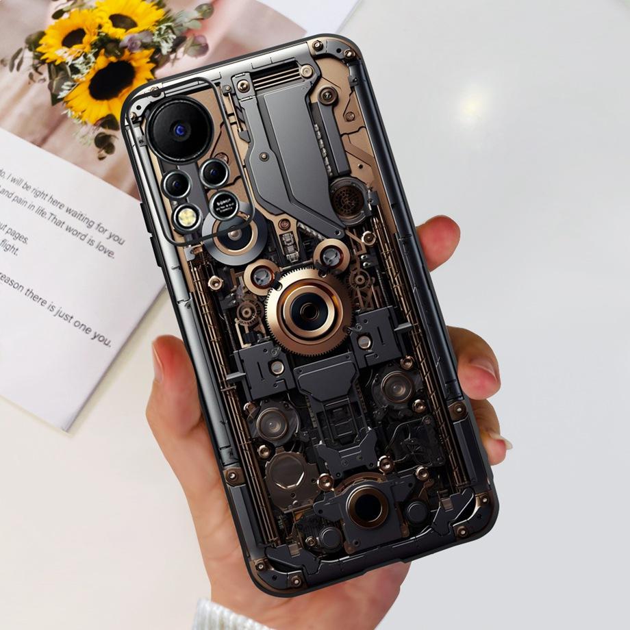 Чехол для телефона Infinix Hot 11s NFC X6812B Мягкий ТПУ Силиконовый Fundas Дракон Мраморный Роскошный Рисунок Capa Для Infinix Hot 11s X6812