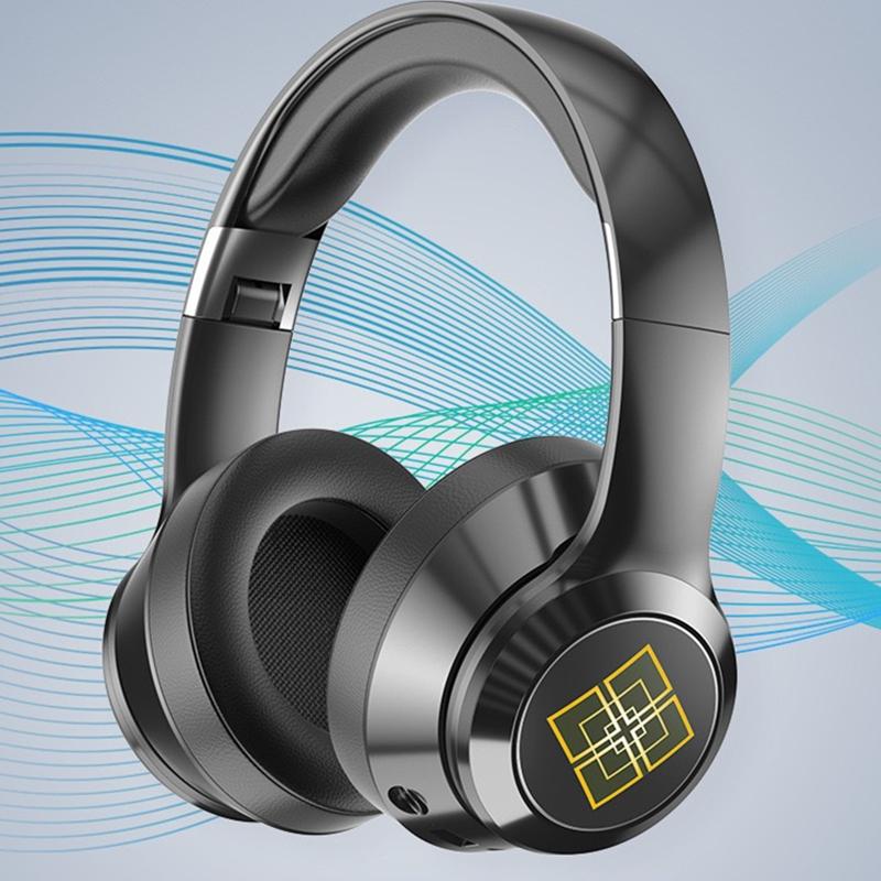 Светящиеся наушники Bluetooth с тяжелым сабвуфером, мобильными игровыми наушниками, компьютерными гарнитурами