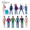 5/8/12pcs/Set Anime Kpop Demon Hunters Action Figure Toy Tiger Rumi Mira Zoey Sussy Figurine Doll For Kid Fans Gift Ornament