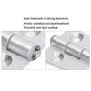 SYNRISE Aluminum Profile Door Hinges Metal Hinge for 40 45 Series