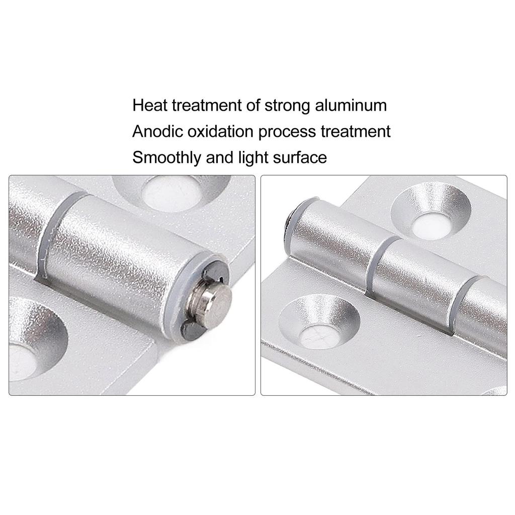 SYNRISE Aluminum Profile Door Hinges Metal Hinge for 40 45 Series