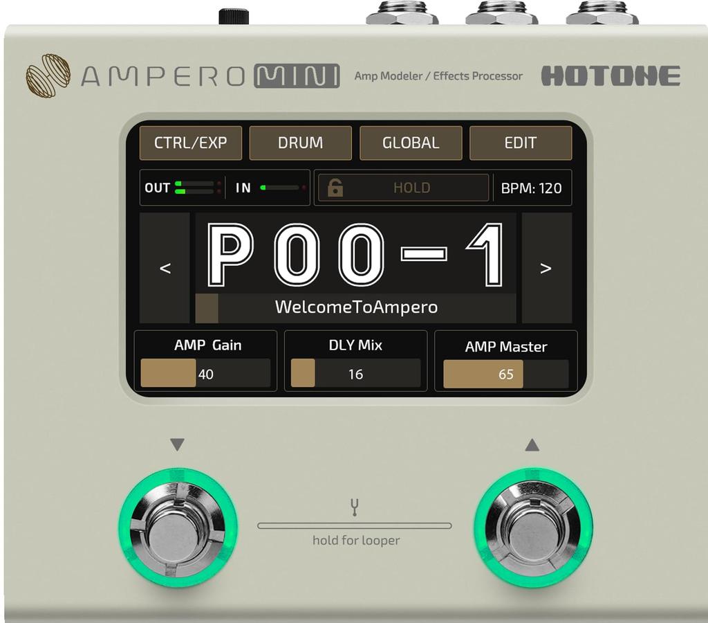 Мультиэффектор HOTONE AMPERO Mini (Обычное издание)