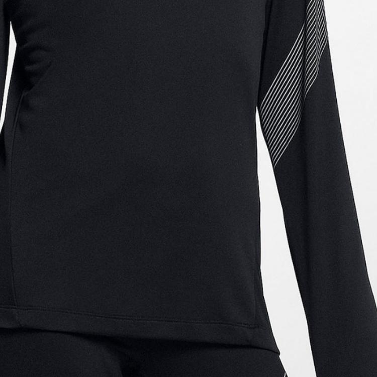 Nike Футболки женские черные с круглым вырезом умеренные 923314-010