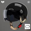 3C Certified Unisex Electric Vehicle Double Visor Motorcycle Helmet, Winter-Ready for Adults