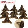10PCS 3.6x2.4cm Luggage Case Box Corners Brackets Decorative Corner For Furniture Decorative Triangl