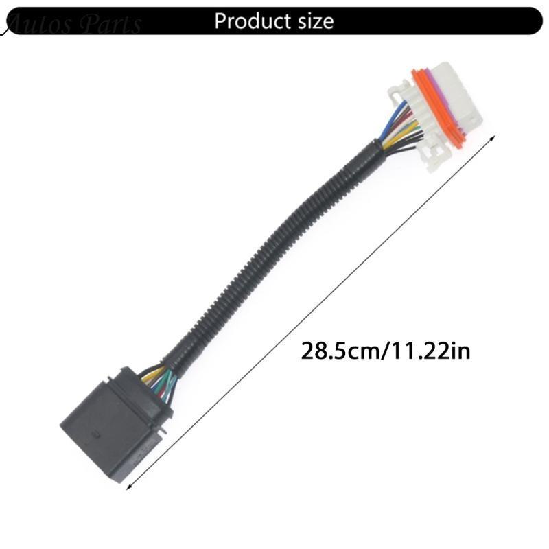 57BA 12 Pin Headlight Adapter Cable Vehicle Headlamp Wiring Harness Cable Cord Assembly Replace for 7L6971071A Front Lights