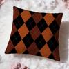 Argyle Cushion Cover Premium Comfort Reversible Pillow Cove Two in One Design for Any Room  Car Interior