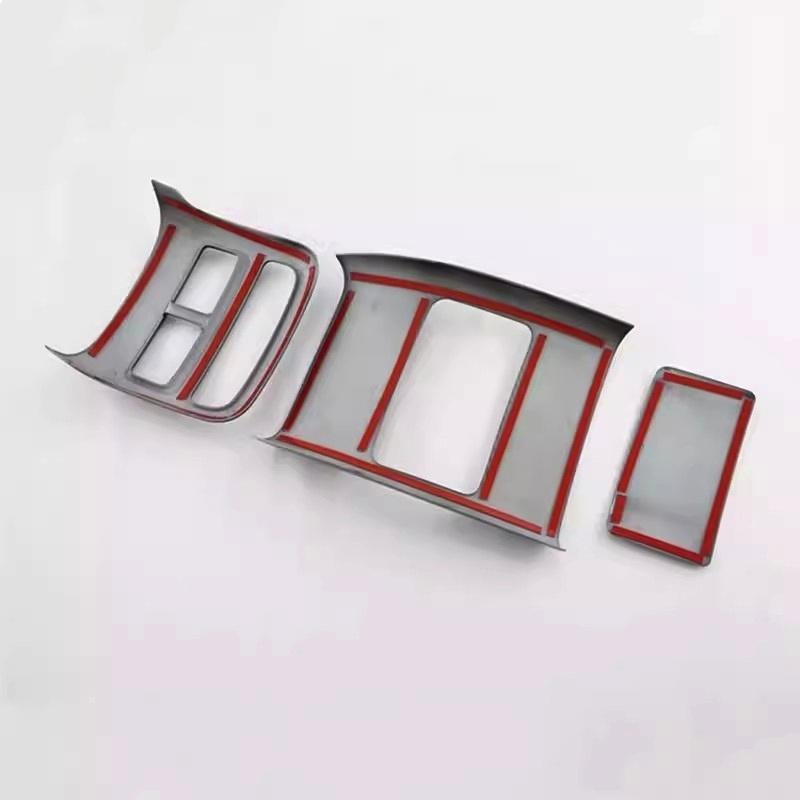 ABS Carbon Fiber Rear Seat Air Condition Outlet Cover Anti Kick Frame Trim Decoration Accessories For BYD Seal EV 2022 2023 2024