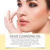 OUHOE Olive Makeup Remover Oil, Gently Moisturizing and Skin Cleansing Facial and Lip Olive Makeup Remover Oil Cleaning Tools