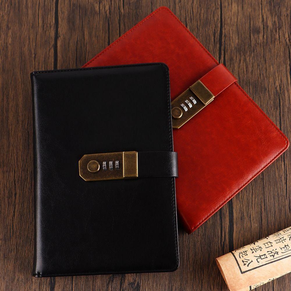 Утолщенный блокнот с паролем на 200 страниц, дневник, ретро-блокнот для студентов, дневник для письма