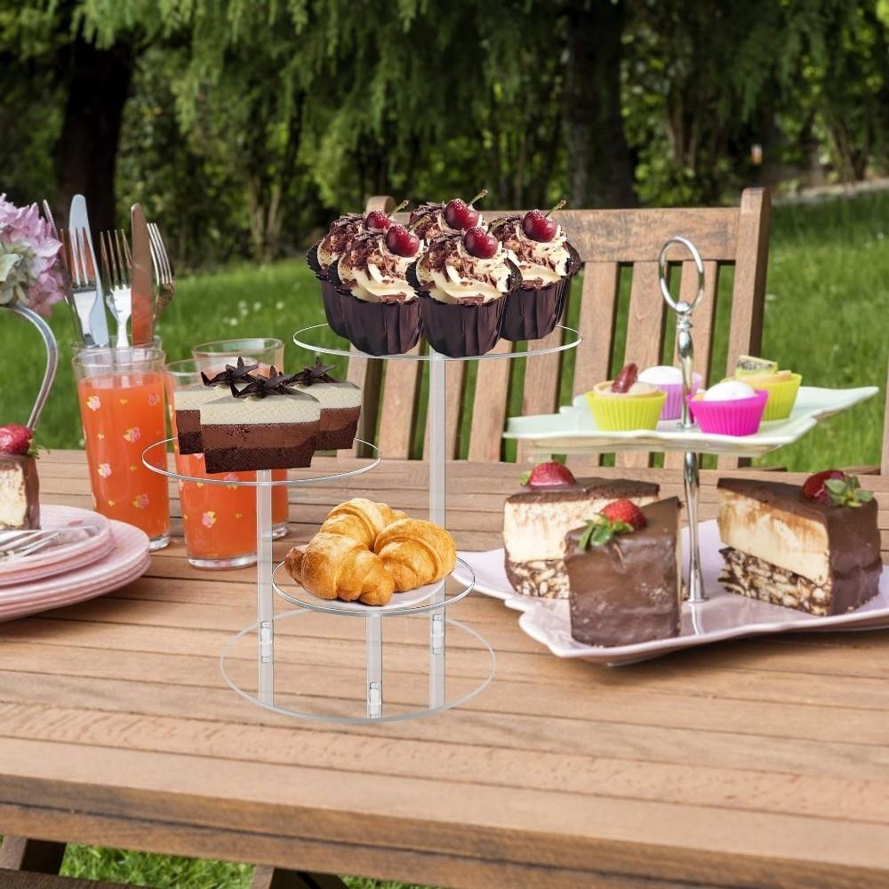 Multiple Layers Cupcake Display Rack Detachable Dessert Display Tray Graduation Party