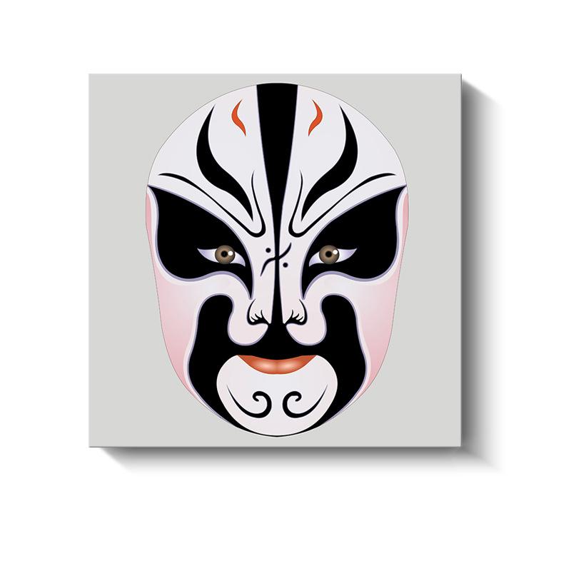 Новые китайские декоративные картины Сычуаньская опера Пекинская опера Маски Холст Плакаты и принты для украшения гостиной