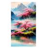 Китайский журавль, большой 5D DIY наборы алмазов для рисования, цветы, горное озеро, пейзаж, полный горный хрусталь, алмазная мозаика, вышивка S393