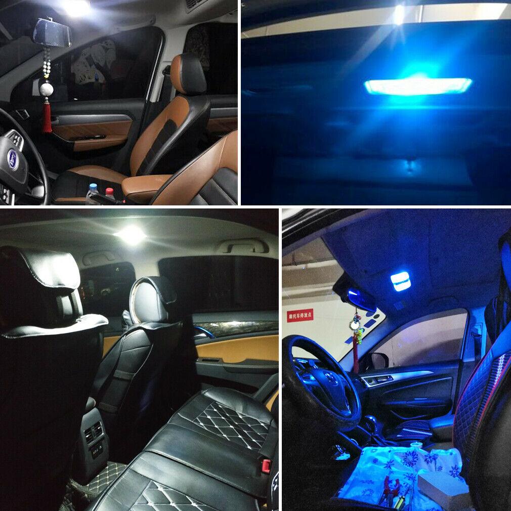 10шт T10 W5W Led Canbus WY5W 2SMD Bulb No Error 194168501 2825 Суперяркие внутренние купольные огни автомобиля Клин Хвостовая боковая автоматическая лампа 12 В 6000 К Белый Синий