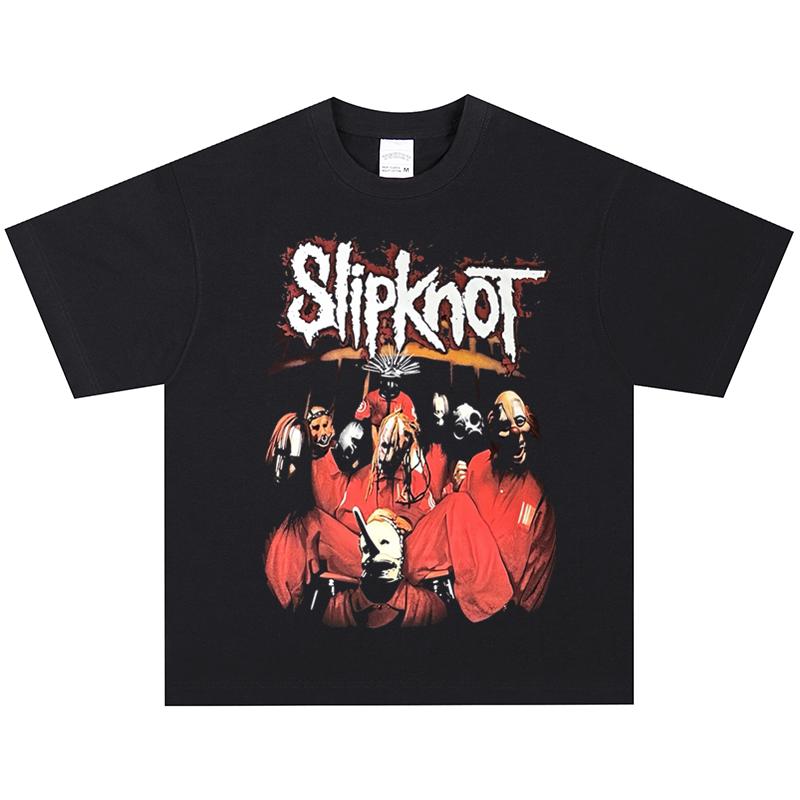 Футболка Slipknot, Мягкая ткань, Повседневная